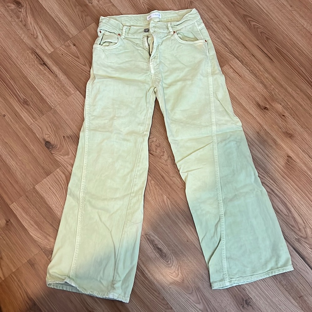 Light green jeans